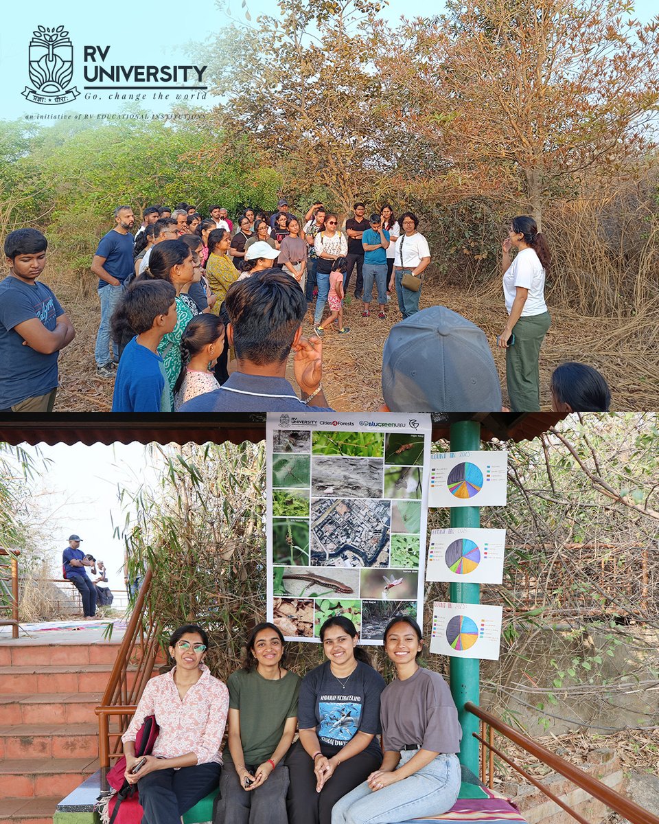 _RVUniversity_'s tweet photo. On the occasion of International Day of Forests &amp; World Water Day, RV University, in collaboration with WRI-India, hosted Namma #BluGreenUru, a fireside chat on climate change and blue-green infrastructure. https://t.co/3qhMAuB2AZ