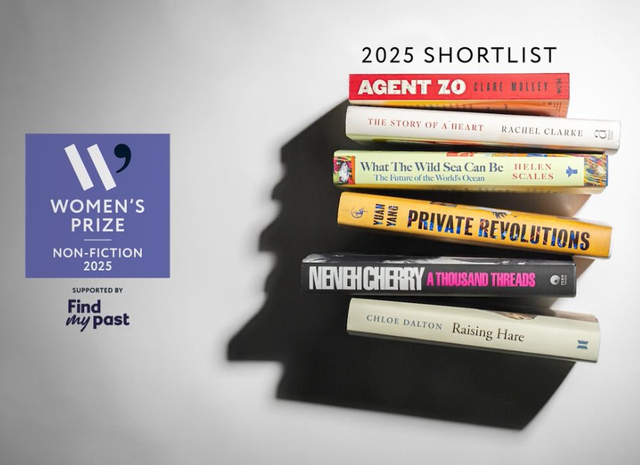 claremulley's tweet photo. Such a privilege to be longlisted, let along shortlisted alongside these 5 fabulous titles… @chloedaltonuk #RaisingHare, @drhelenscales #WhatTheWildSeaCanBe, @yuanforearleywoodley #PrivateRevolutions, @nenehcherryofficial #AThousandThreads, @doctoroxford #TheStoryOfAHeart… https://t.co/6SY6w5n2MS