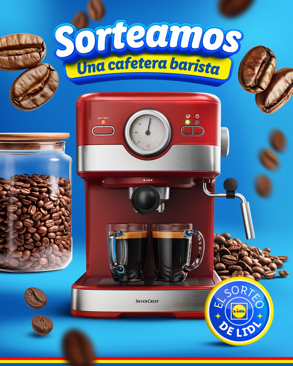 Lidl España (@lidlespana) on Twitter photo ☕ ¡SORTEO! ☕
Amantes del café…¡Esta cafetera barista hará realidad tus sueños cafeteros!
¿Cómo? 👇
✅Seguir a <a href="/lidlespana/">Lidl España</a>.
❤️Dar like a la publicación del sorteo.
🔁Hacer repost a la publicación del sorteo.
👉Mencionar a una persona que es tan fan como tú del café.
💬Usar el ☕ ¡SORTEO! ☕
Amantes del café…¡Esta cafetera barista hará realidad tus sueños cafeteros!
¿Cómo? 👇
✅Seguir a <a href="/lidlespana/">Lidl España</a>.
❤️Dar like a la publicación del sorteo.
🔁Hacer repost a la publicación del sorteo.
👉Mencionar a una persona que es tan fan como tú del café.
💬Usar el