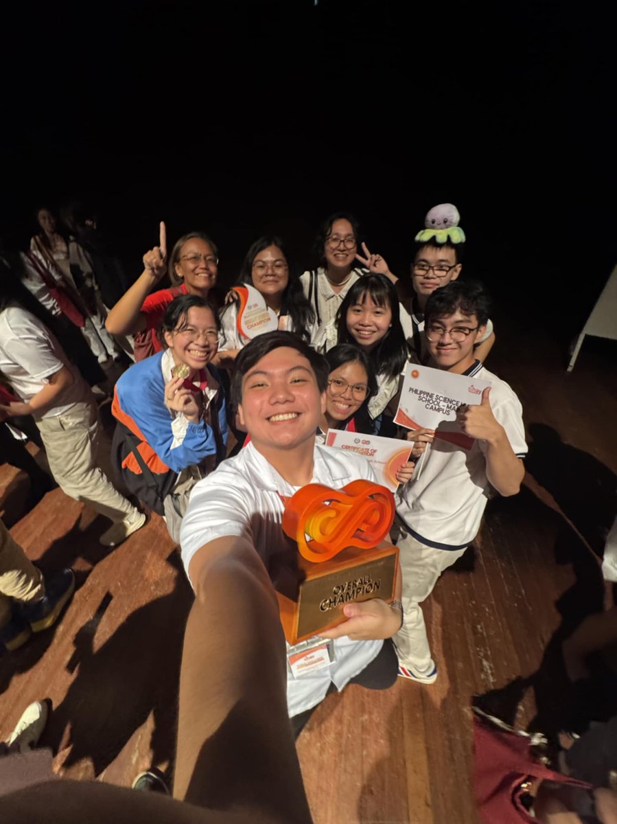 mcteambio's tweet photo. ✨️🏆 NATIONAL CHAMPIONS OF SIHAY 2025 🏆✨️

Congratulations to PSHS-MC Team Bio for being crowned as OVERALL CHAMPION at the SIHAY National Biology Olympiad held last weekend at UP Los Baños‼️💥

See list of winners in the thread!! 🧵

🔥🔥🔥🔥 https://t.co/qVYRnULlyk