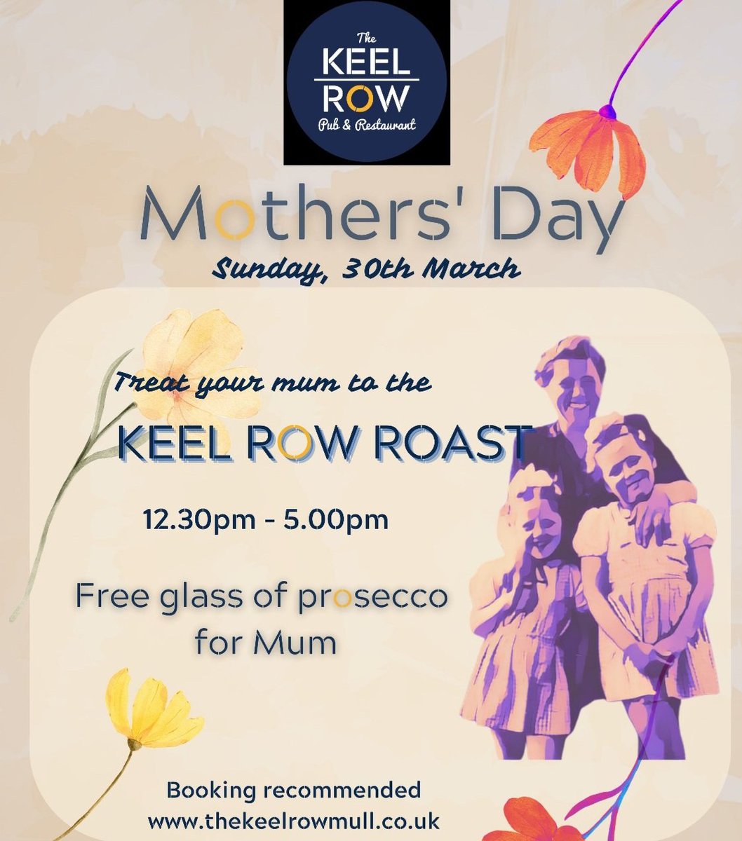 Free glass of prosecco for Mums alert - this Sunday!