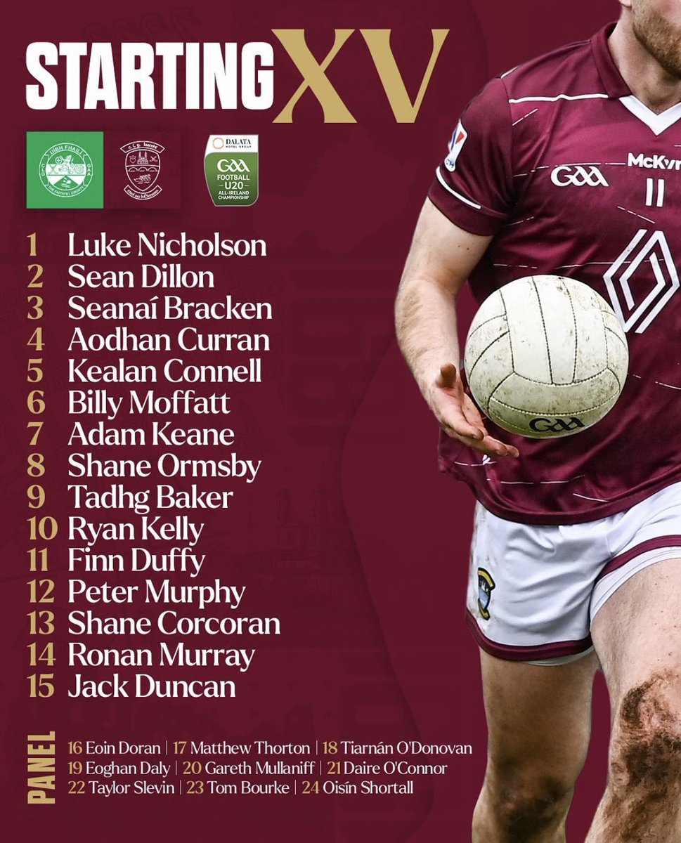 Best of luck to senior players Peter Murphy &amp; Shane Corcoran in their Leinster Championship opening round tonight. 
Also wishing our former manager Kenny McKinley all the best in his managerial role  🏐 <a href="/westmeath_gaa/">Westmeath GAA</a>