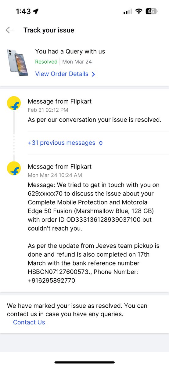 ShresthaMu9277's tweet photo. @flipkartsupport @Flipkart @consumerforum_  @forum_consumer 
Such a fake company Flipkart after so many waiting and complaints Flipkart says that My issue is resolved and my mobile has been picked up but nothing resolved nor my mobile is picked up. https://t.co/vStQk2P1o8