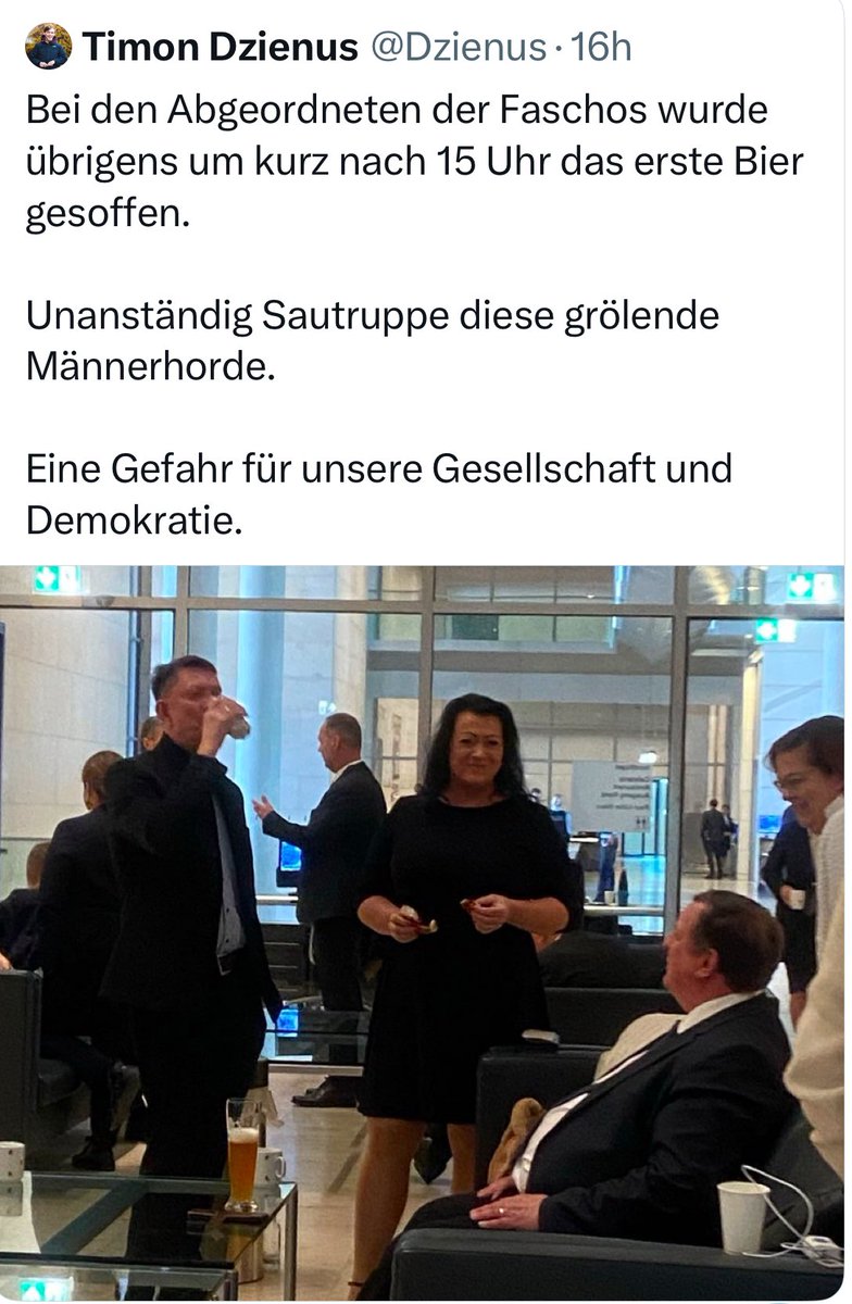 Da hat der kleine unreife <a href="/Dzienus/">Timon Dzienus</a> doch wirklich diesen wertvollen Tweet gelöscht? 

Nein nein Timon, so funktioniert das Internet nicht. Wir möchten den schön aufheben.😉