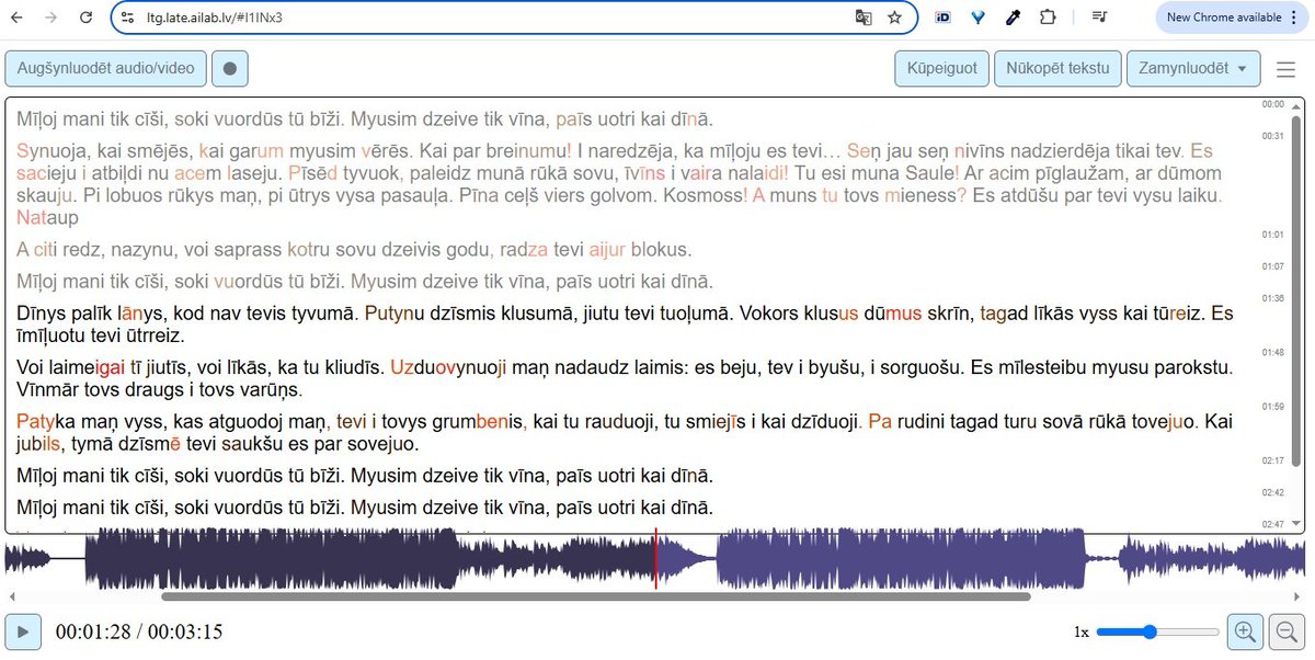 Radeits muoksleiguo intelekta reiks latgalīšu volūdys runys atpazeišonai i transkribiešonai: lakuga.lv/2025/03/26/rad…