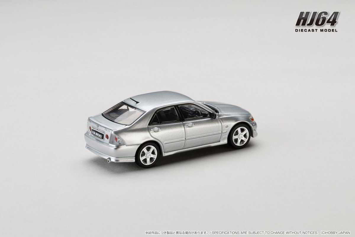 HJ_Minicar's tweet photo. 1/64 LEXUS IS 200 (E10) 1999
■2-Colors (追加カラー)
■発売予定:2025年8月以降
■お取扱店・海外代理店情報
https://t.co/Dv9aft35cB
#ホビージャパン #HobbyJAPAN #HJ64 #minicar #ミニカー #64scale #164scale #レクサス #LEXUS #IS200 #E10 #ALTEZZA #アルテッツァ #JDM #Toyota #RS200 https://t.co/vwcljxwmFf