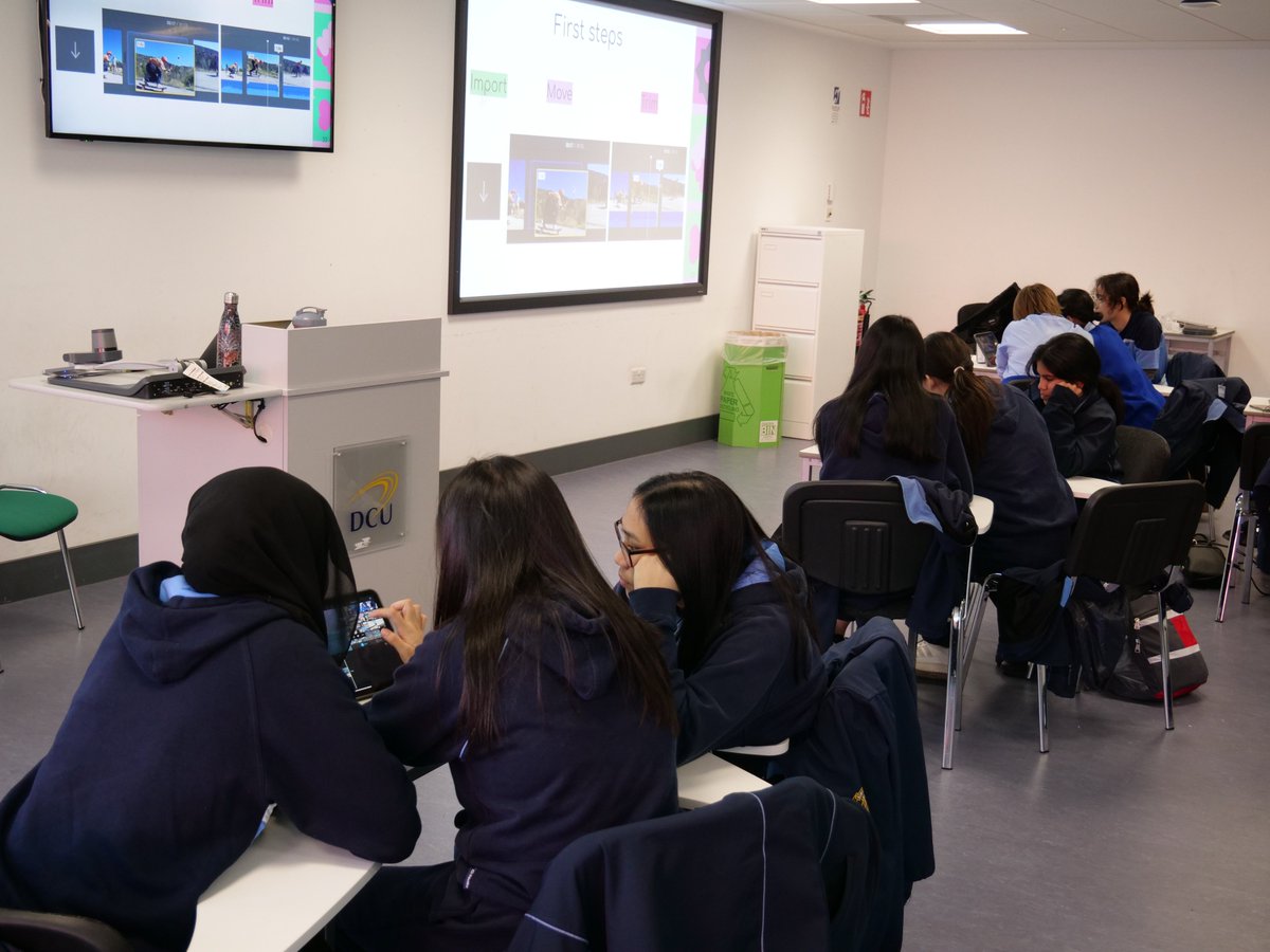 DCU Access (@dcuaccess) on Twitter photo 🎬✨ What a fantastic day with the students from <a href="/stmarysglasnev/">St.Mary's Glasnevin</a> at our multimedia workshop! 🎥👏
They explored all of the courses in the <a href="/DCU_SoC/">School of Comms DCU</a> and got hands-on experience in directing, acting, filming, and editing their own movies! 🎭
#DCUAccess #DCU #WeAreDCU <a href="/DCU/">Dublin City University</a> 🎬✨ What a fantastic day with the students from <a href="/stmarysglasnev/">St.Mary's Glasnevin</a> at our multimedia workshop! 🎥👏
They explored all of the courses in the <a href="/DCU_SoC/">School of Comms DCU</a> and got hands-on experience in directing, acting, filming, and editing their own movies! 🎭
#DCUAccess #DCU #WeAreDCU <a href="/DCU/">Dublin City University</a>