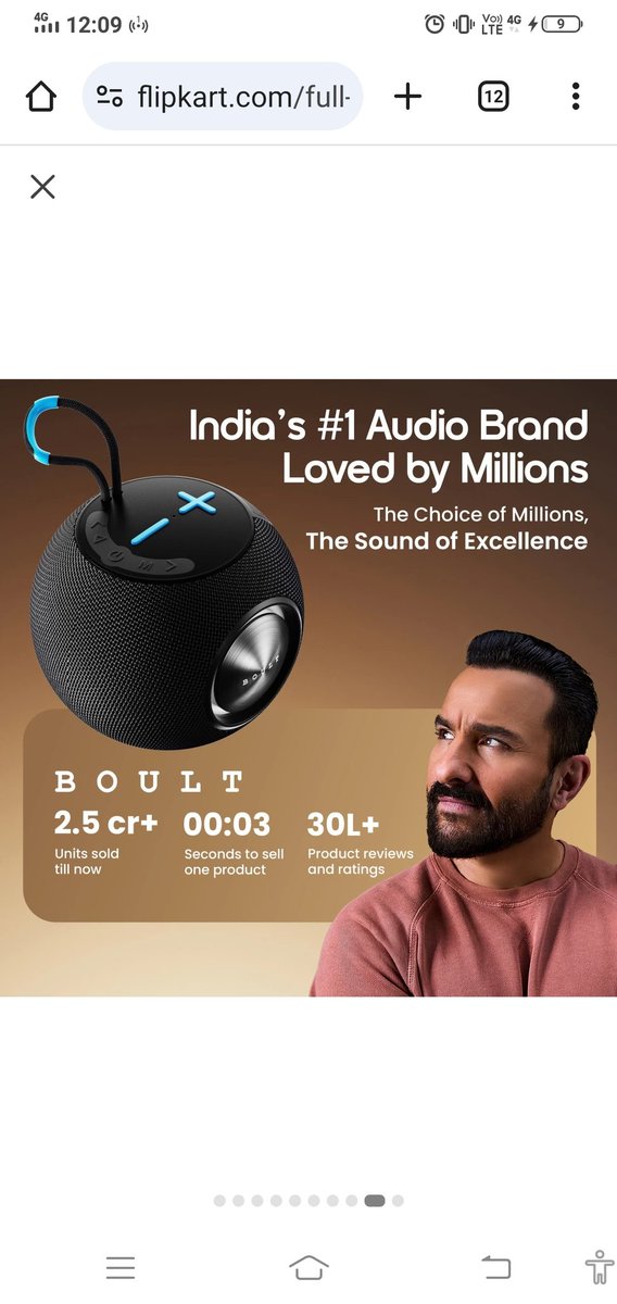 Spectre4hydra's tweet photo. "Unleash the Beat! 🔊🎶
Experience powerful sound. It's your perfect music companion. 🎧🔥
✅ Crystal-clear audio
✅ Long battery life
✅ Portable &amp; stylish
Grab yours at Limited time deal! 
👉 Click the link to buy:
[https://t.co/VQYLQRzdvW]

#BoultAudio #WirelessSpeaker #Music https://t.co/BuZlysUJ97