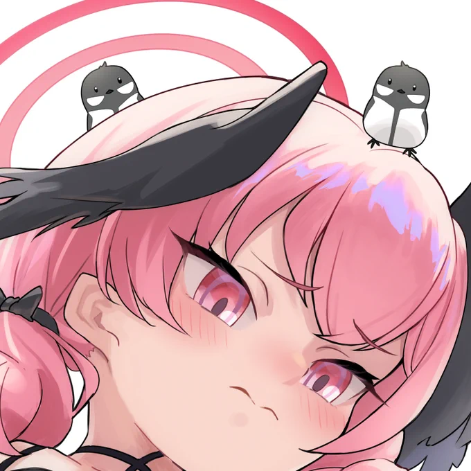コハルとシジュウカラちゃん。#ブルアカ 
