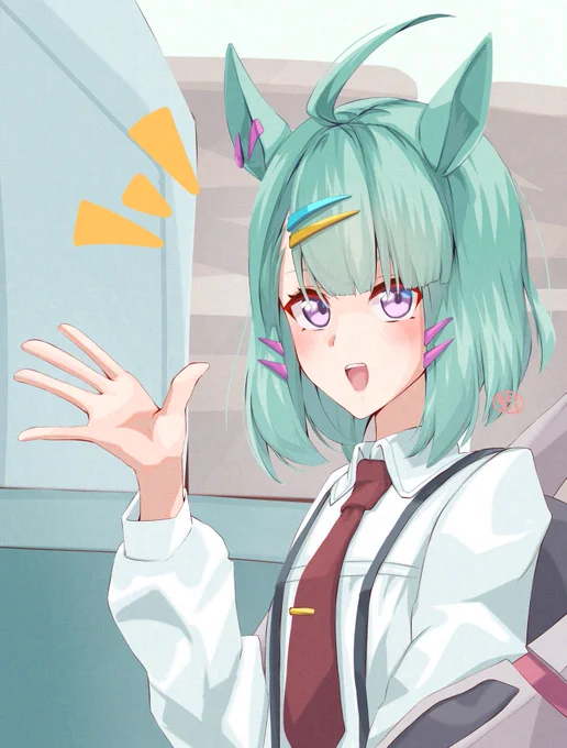 ライツ博士挨拶が元気で好き(妄想) #ウマ娘  #シュガーライツ 