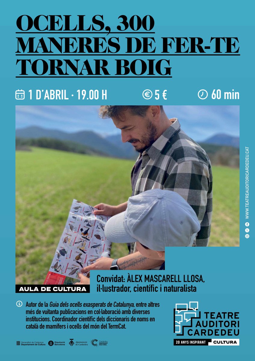 Álex Mascarell Llosa, Il.lustrador científic i naturalista

Autor de la "Guia dels ocells exasperants de Catalunya", entre altres més de 80 publicacions . Coordinador científic dels Diccionaris de noms en català de mamífers i ocells del món del TermCat.