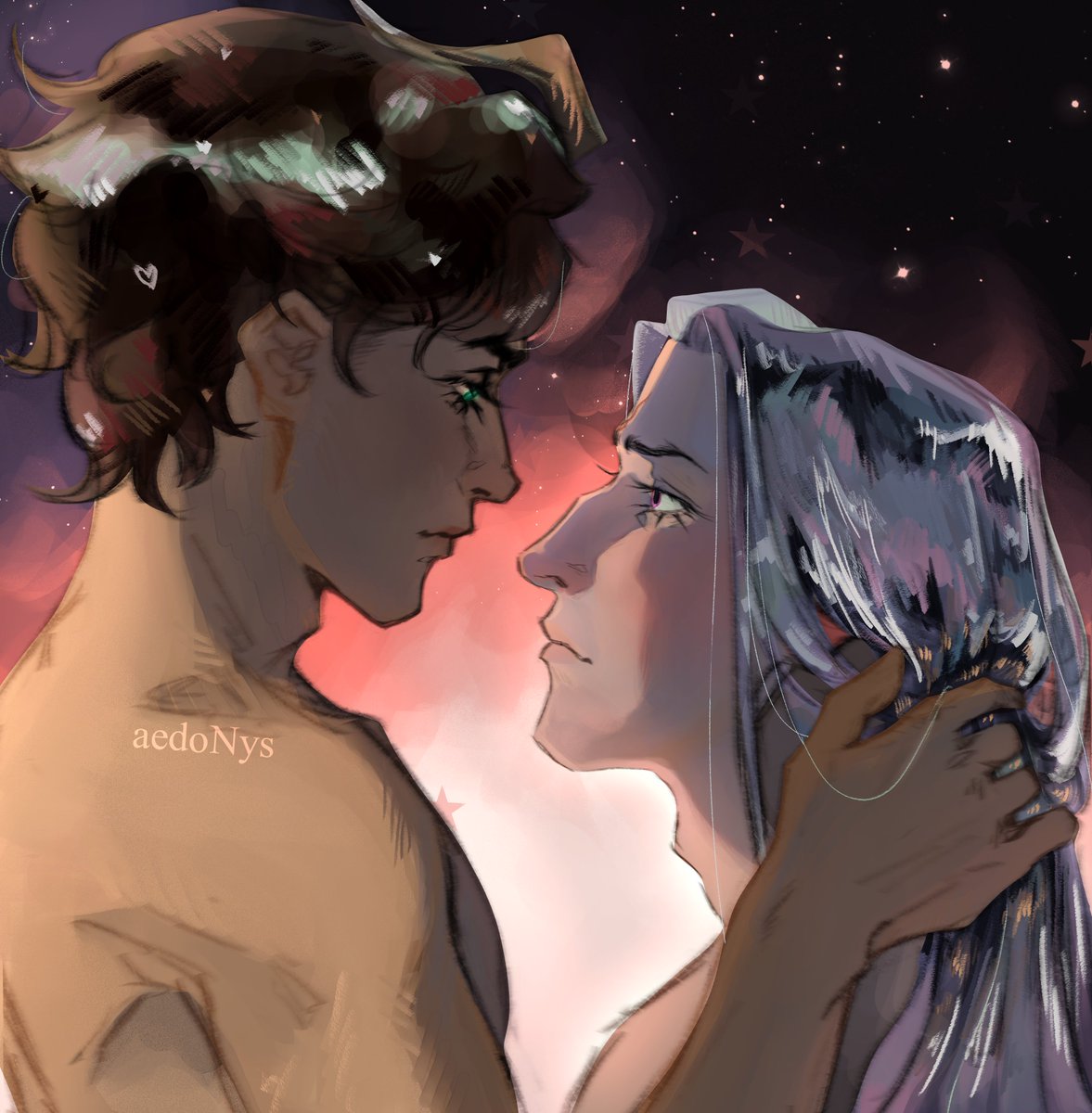 aedonys's tweet image. drawing over my 1st ever #lucemond (late 2022). i thank you all for all the love you have given me &amp;amp; my art throughout these years. i love thee &amp;lt;3