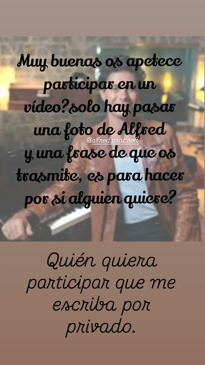 softalfredprat's tweet photo. Os animo a participar ☺️☺️ https://t.co/QZBuC0clAY