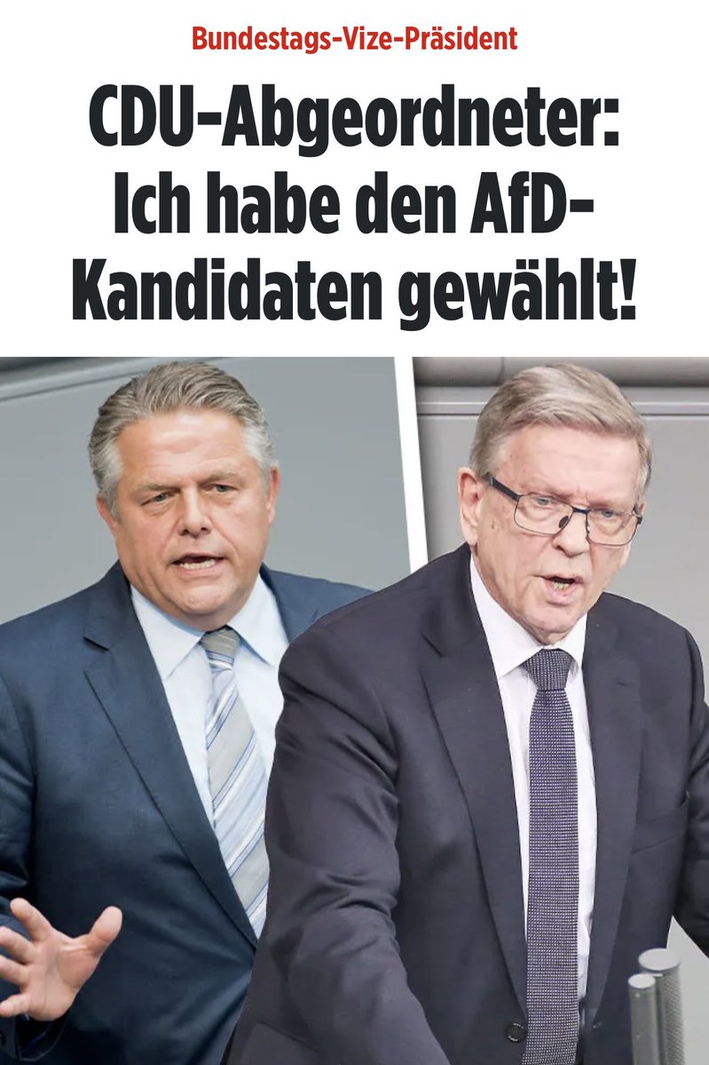 Gibt anscheinend noch Leute mit Gehirn bei der Union 

„Der CDU-Abgeordenete Klaus-Peter Willsch (64) sagt: „Natürlich habe ich Otten gewählt. In allen
drei Wahlgängen."

Seine Begründung: Otten sei „ein respektabler Kerl ohne Skandale. Warum sollte man ihn nicht wählen? Mit