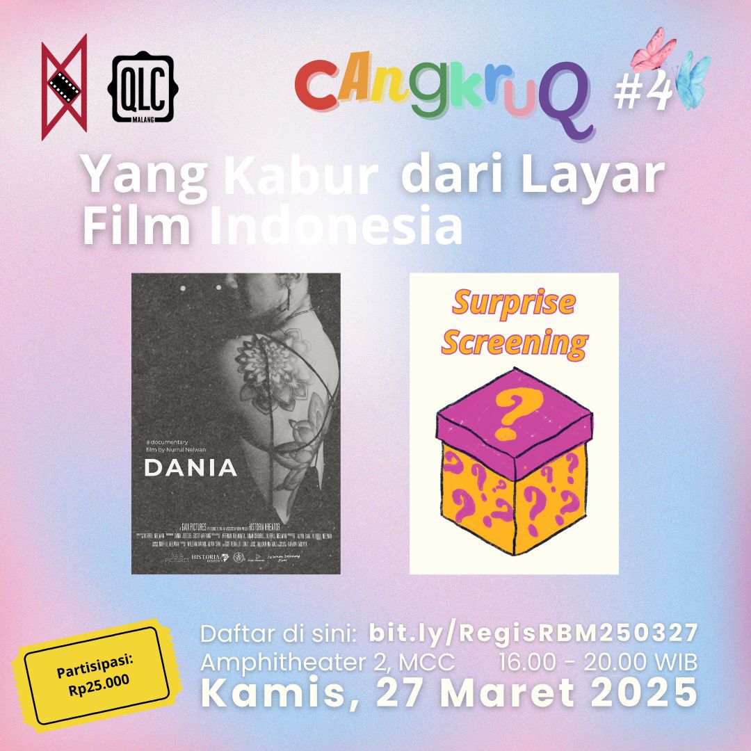 qlc_malang's tweet photo. buat kawan2 di Malang, ayo merayakan Hari Film Nasional dan Hari Visibilitas Transgender di momen pekan terakhir Ramadhan bareng QLC Malang. 

Kamis, 27 Maret 2025 4-8pm di MCC
daftar di: https://t.co/EQRhHWP70T

https://t.co/K3SnROGm5L https://t.co/p2DpNoHdsg