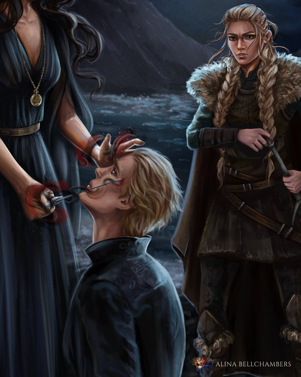 ✨ BOOK TWO CHARACTER ART REVEAL ✨
⚠️ Spoilers ahead for The Order of Masks! If you haven’t read TOOM yet, follow the link in my bio to dive into an epic fantasy with betrayals, high stakes, and romance ❤️‍🔥⚔️👑 

Art by the incredibly talented @alexandrabrlm_art  👀🩸