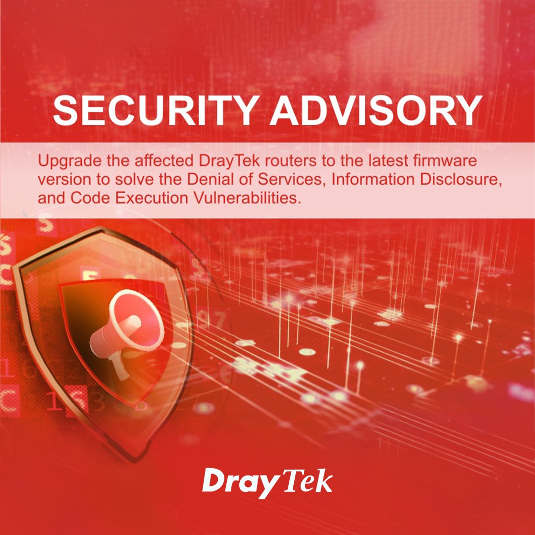 DrayTek Corp. tweet media