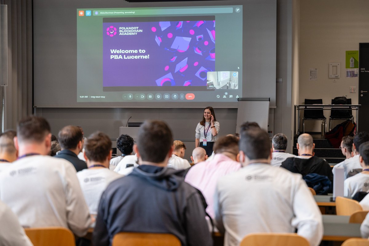 Alicia_PBA's tweet image. This week we welcomed 80 students from over 30 countries to Lucerne, Switzerland for the 6th wave of @AcademyPolkadot Campus. Excited to see what the next 2.5 weeks brings for our newest cohort! 🙌 

#Polkadot #PolkadotBlockchainAcademy
