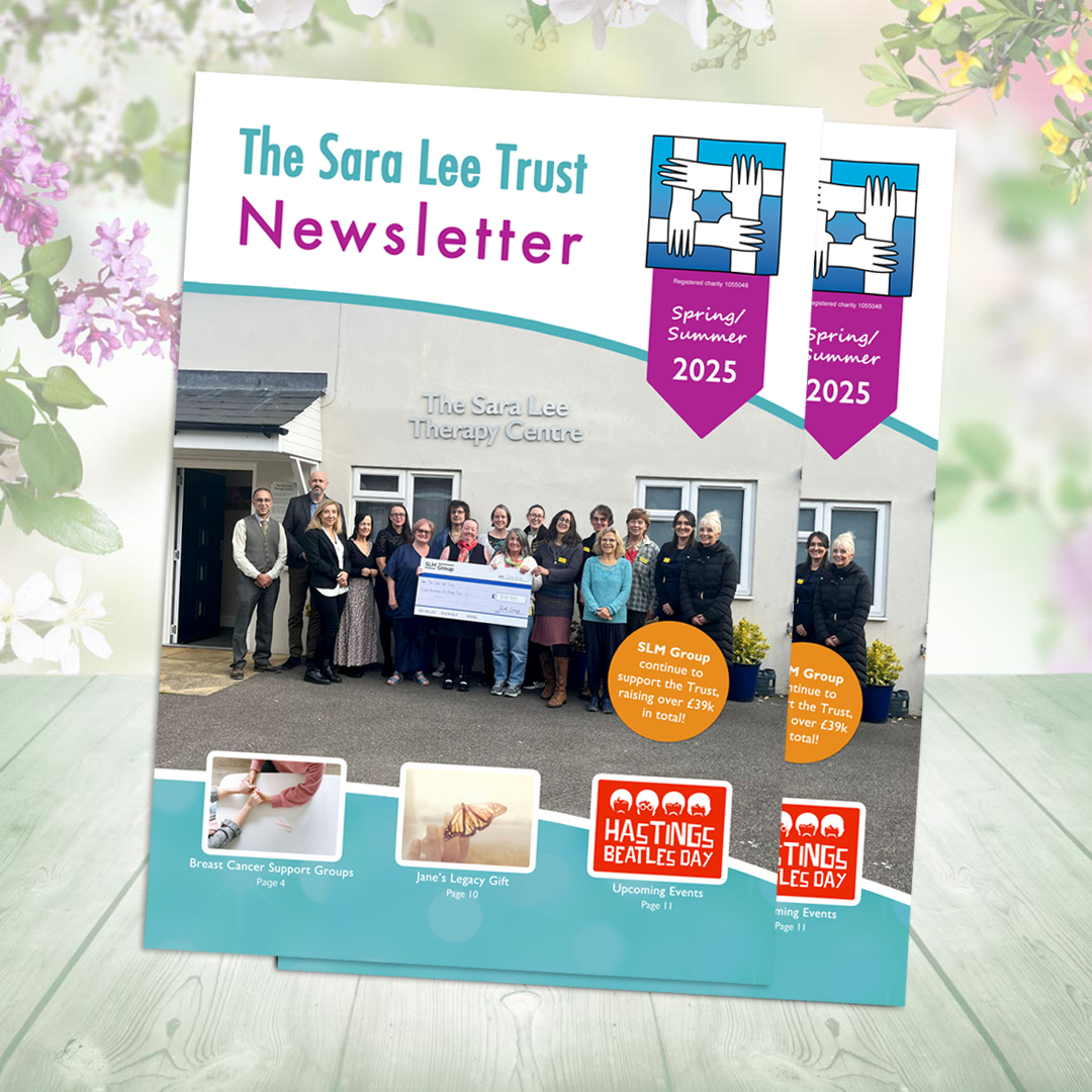 Our latest newsletter will be hitting doormats this week!

To sign-up and receive your free copy, simply complete the online form at saraleetrust.org/subscribe