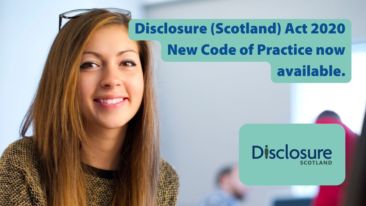 DisclosureScot's tweet image. ⭐ Our updated Code of Practice is now published on our website.  
🔗 mygov.scot/disclosure-cod…  
 #DisclosureScotland #CodeofPractice #DisclosureAct #Scotlandnews #Scotlandlaw