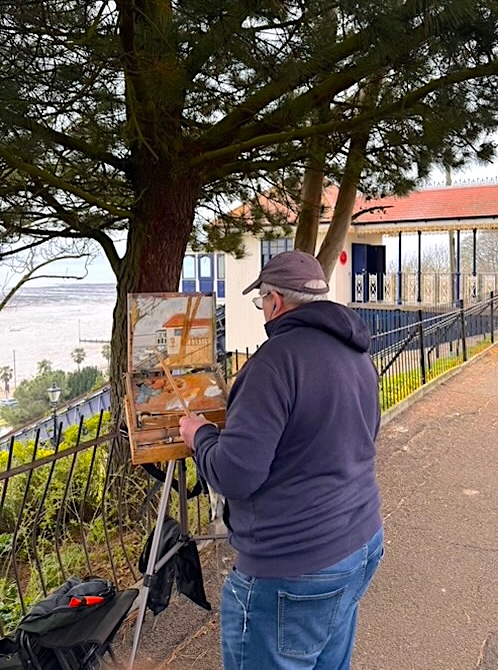 Southend's Cliff Lift which is over 110 years old, having been built in 1912.

The short journey on this iconic lift has great views of the Pier and estuary.

It can hold up to 12 people, which includes the operator, and has a ramp for disabled access and pushchairs.

The cliff
