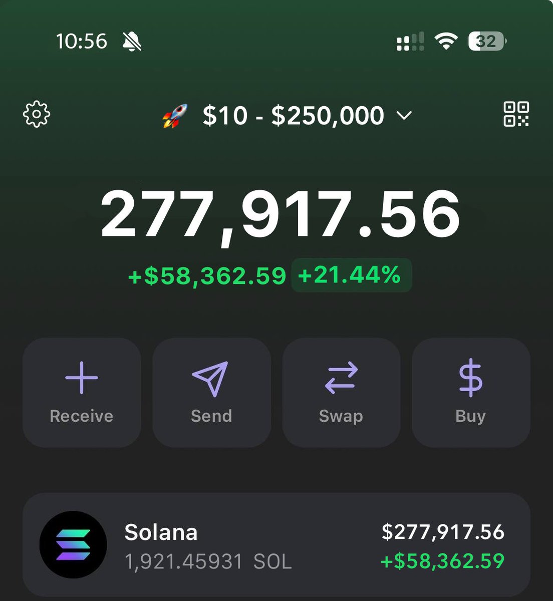 The challenge  $10 to $250,000 : completed

Started with $10 - now $277,917

+134 participants, 34 from link and 100 from comments.

If you want a new challenge right now:
1️⃣ Hit like
2️⃣ Retweet
3️⃣ Comment below what challenge you'd be interested in!

The next challenge is live