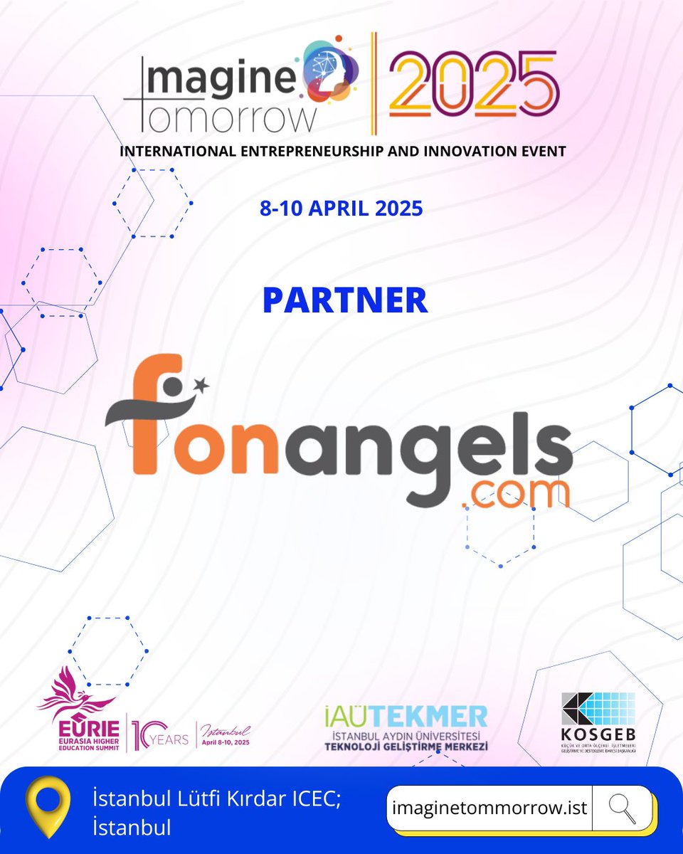 🚀 Imagine Tomorrow 2025 olarak, Fonangels.com ile partner olduk! 🇹🇷💡
Bu güçlü işbirliğiyle, inovasyonu ve fikri mülkiyeti birlikte keşfedeceğiz! 🌟

#TürkiyePatentHareketi #İnovasyon #ImagineTomorrow2025
