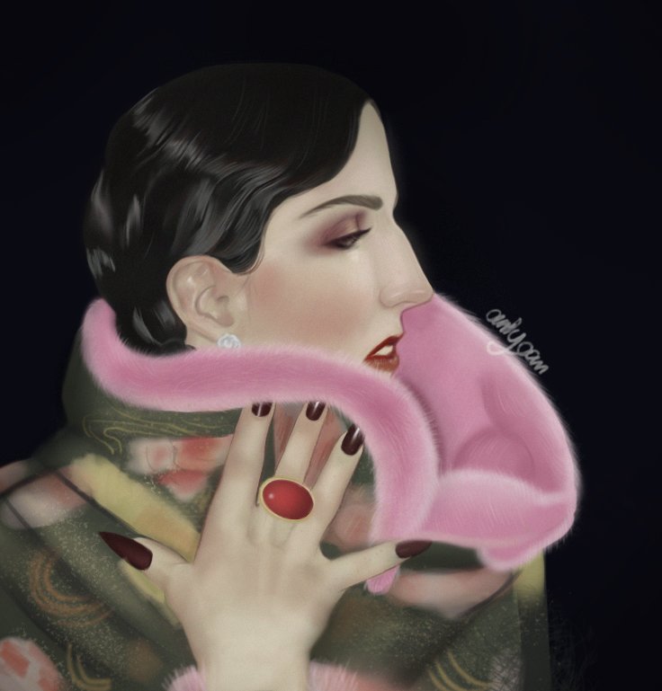 amiyoom's tweet photo. My art of french lady🥐
#digitalart https://t.co/EoAe1vA1nr