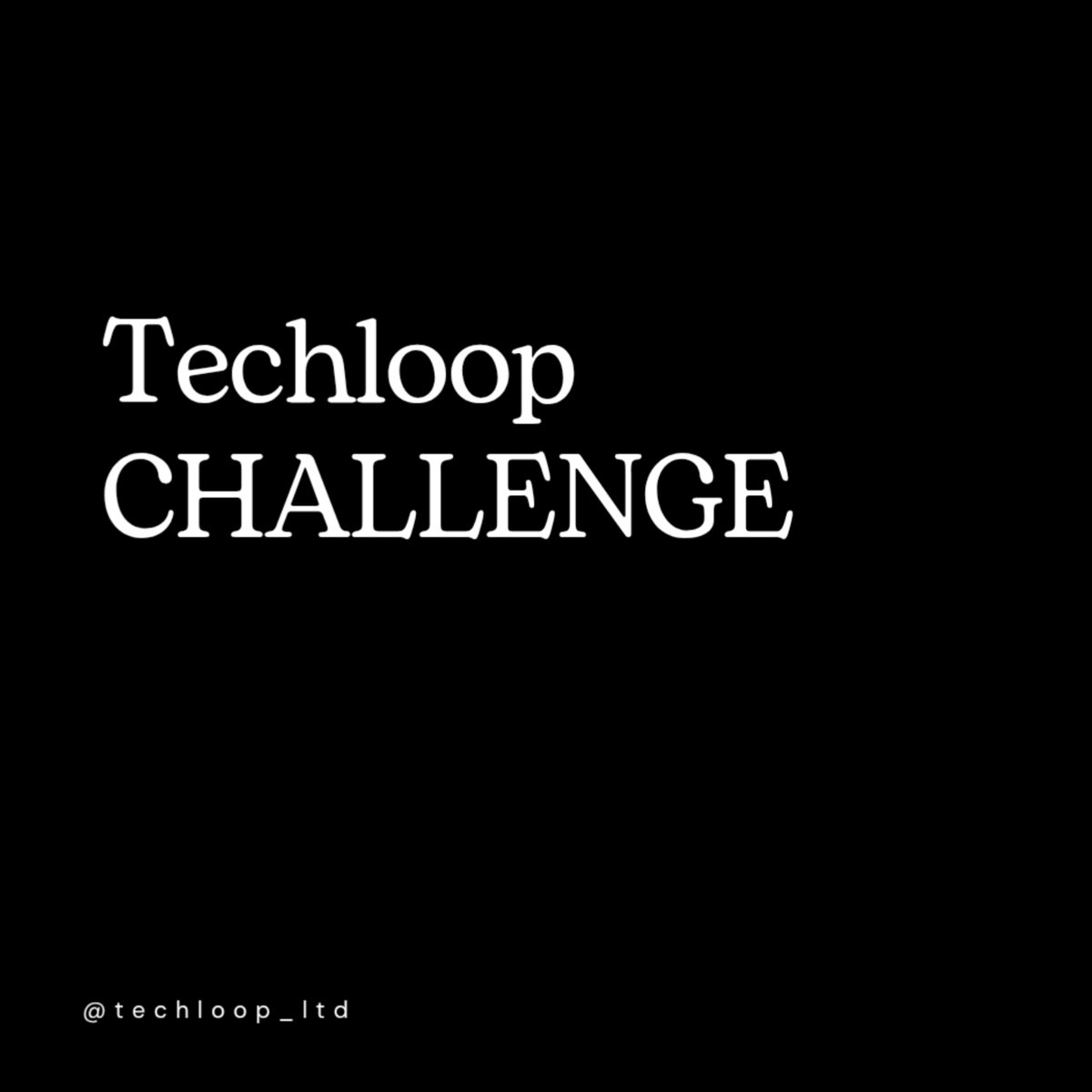 Techloop_inc_'s tweet image. Let&apos;s do this!!! 💪🏾

Type and spell our brand name, TECHLOOP without any interruption in this form 👇🏾

T
E
C
H
L
O
O
P

First two (2) to complete this get a special shootout from us @Techloop_inc_...😀

Your time starts now! ⏳

📌 Remember to LIKE and tag your friends

#techloop