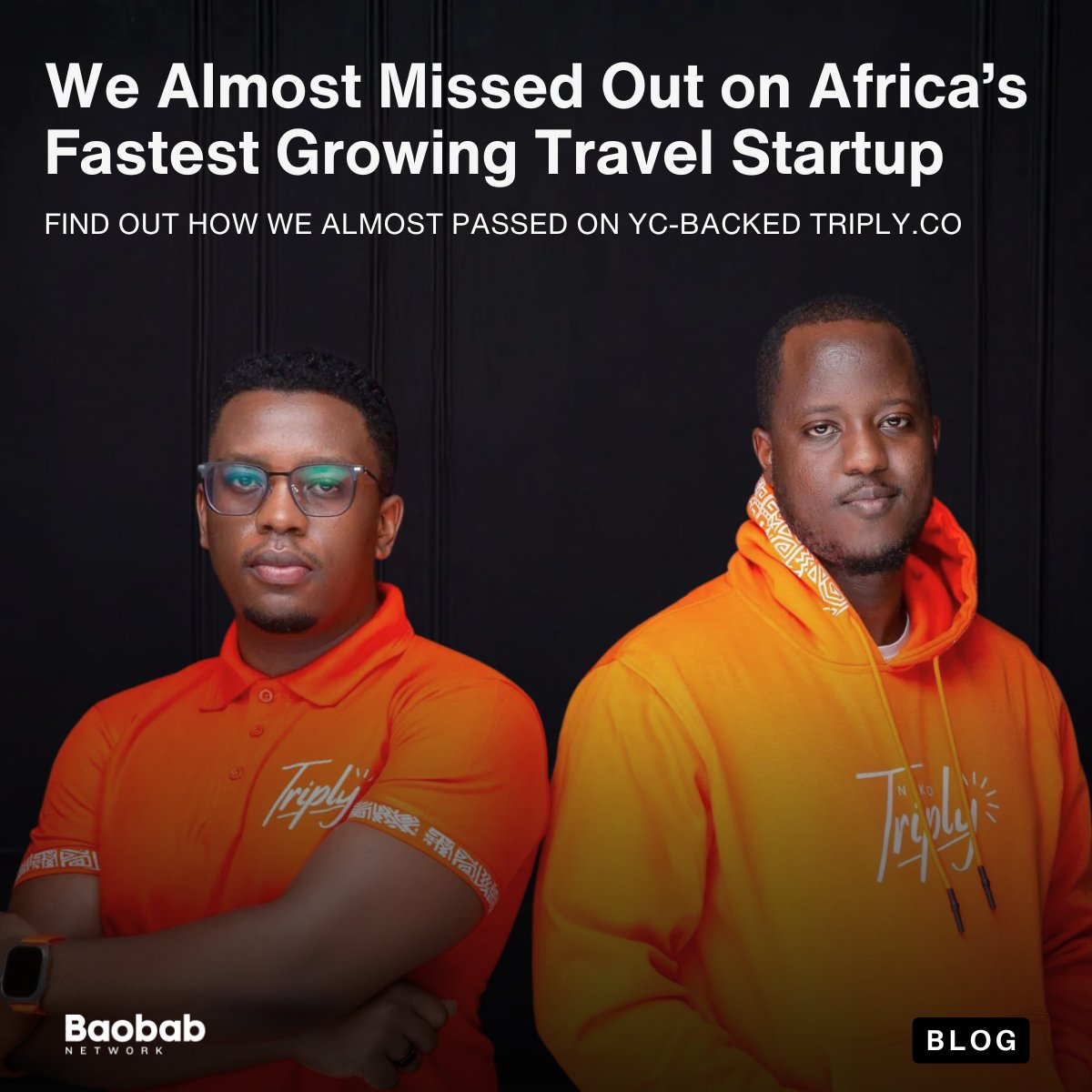 We almost passed on <a href="/TriplyCo/">Triply</a> (Baobab '22). We first rejected them in '22 but their momentum was undeniable. So we scrambled to get them in, and now they're backed by YC &amp; 4DX, and scaling fast.  

Read the full story of how we nearly passed on Triply → shorturl.at/youDg