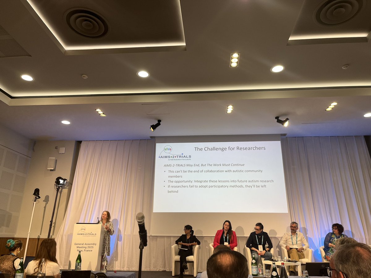 Autism-Europe (@autismeurope) on Twitter photo Today at <a href="/Aims2Trials/">AIMS-2-TRIALS</a> GA we highlight the vital importance of coproduction in autism research to achieve real impact & improve the lives of autistic ppl with A-reps Pierre Violland, Dr Jana Fialová Kucerová, <a href="/AutisticDoctor/">Mary Doherty 🏳️🌈</a> & Sarah Douglas - introduced by Eliza Eaton & <a href="/eva_loth/">Eva Loth</a> Today at <a href="/Aims2Trials/">AIMS-2-TRIALS</a> GA we highlight the vital importance of coproduction in autism research to achieve real impact & improve the lives of autistic ppl with A-reps Pierre Violland, Dr Jana Fialová Kucerová, <a href="/AutisticDoctor/">Mary Doherty 🏳️🌈</a> & Sarah Douglas - introduced by Eliza Eaton & <a href="/eva_loth/">Eva Loth</a>