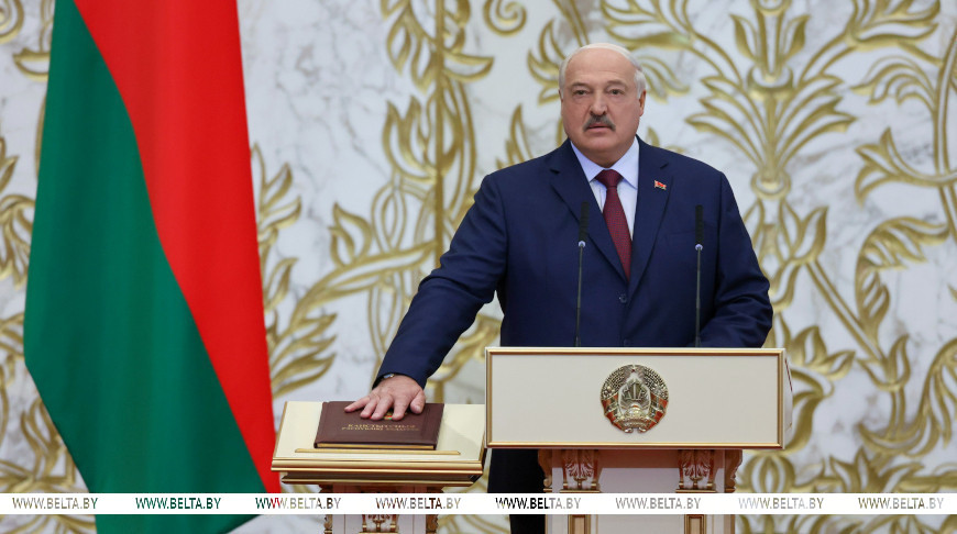 On March 25, Alexander #Lukashenko, who was elected president of #Belarus in the January 26 election, officially took office. The ceremony was attended by #CSTO Secretary General Imangali #Tasmagambetov