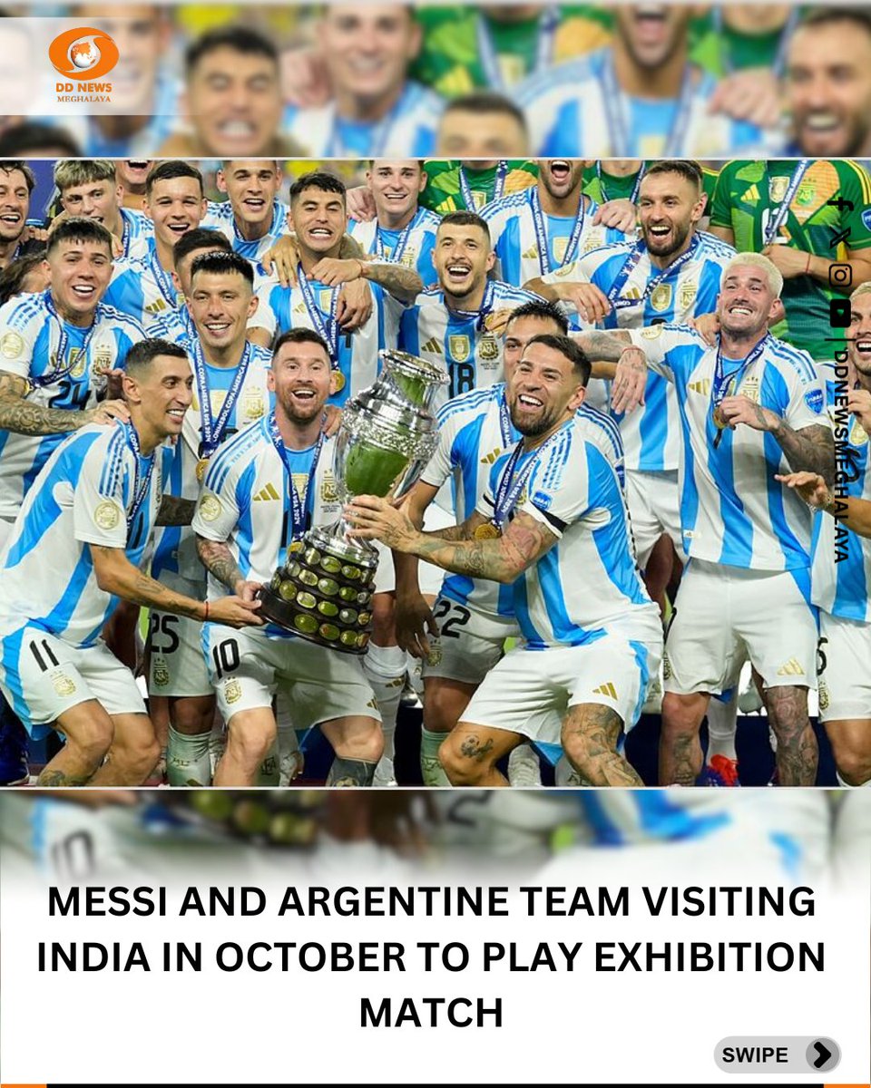 In a thrilling announcement for football fans in India, Lionel Messi and the Argentine national team will visit Kerala in October for an international exhibition match. This marks Messi's second visit to India, 14 years after his first trip in 2011.