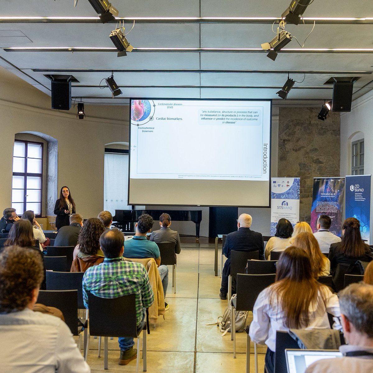 CatrinUP's tweet image. 🚀The Spring School on Nanobiosensors and Printed Biosensors is in full swing! We’re organizing this event in collaboration with @icn2nano and the University of Tirana as part of the @susnanoproject and #TECHSCALE projects. 🔍catrin.com/news/internati…