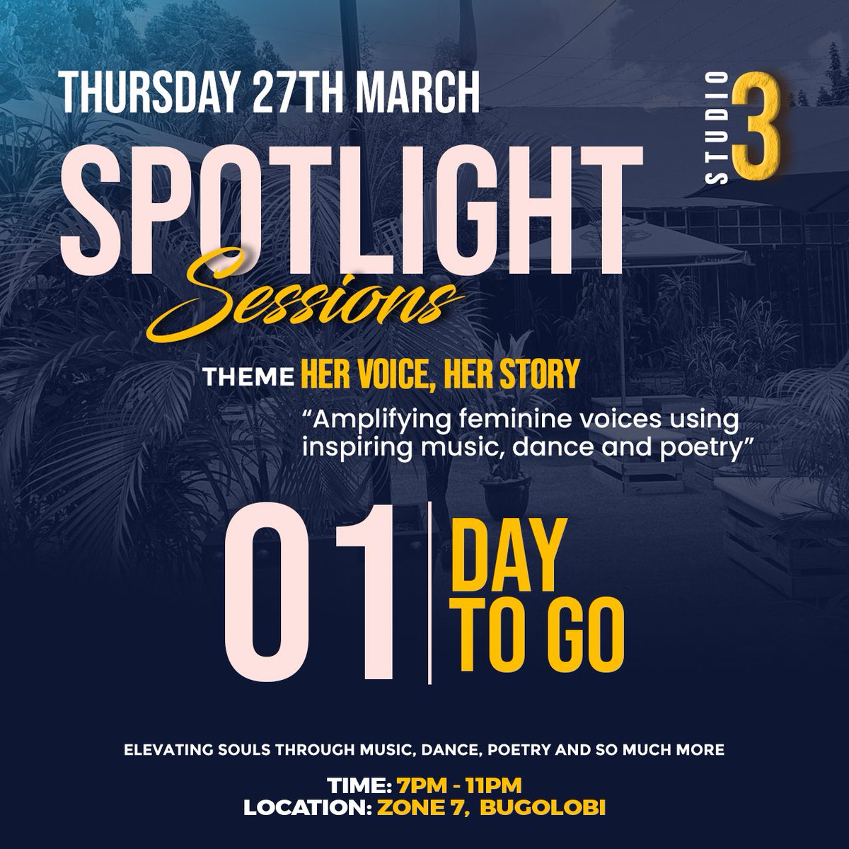 trroystudios's tweet image. Finally!😝

The day has drawn closer and we can’t wait to enjoy this beautiful Thursday evening with you!☺️

Date: 27th March, 2025
Time: 7pm - 11pm
Location: Zone 7, Bugolobi

                          FREE ENTRANCE