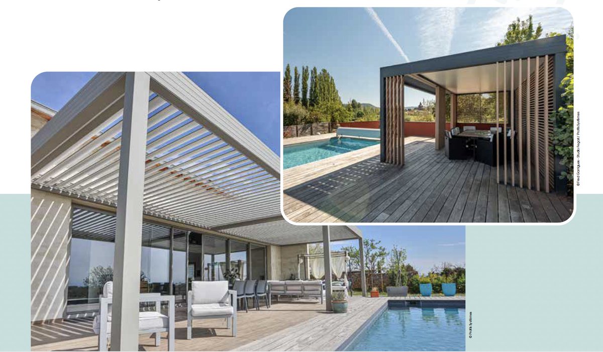 Solutions Outdoor de Profils Systèmes : A chaque extérieur son équipement idéal ! 
Pergolas , gazebos, carports ... ses solutions, conjuguant design, confort et protection, invitent à réinventer sa façon de vivre à l’extérieur.  
  Lire le communiqué : shorturl.at/Tsp1g