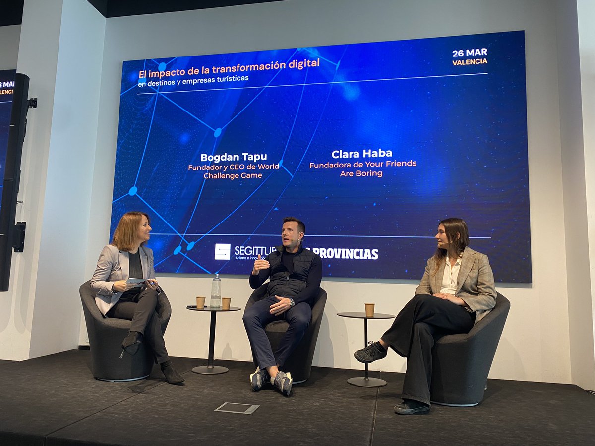 SEGITTUR's tweet photo. Los beneficiarios de ayudas de Última Milla #PRTR fondos #NextGenerationEU coinciden en jornada #transformaciondigital turismo @SEGITTUR y @lasprovincias en que estas ayudas permiten escalar el proyecto, hacerlo más grande y validar la idea. https://t.co/UirWhBTeuJ