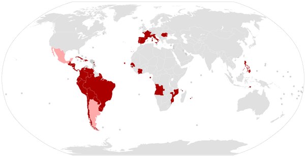 I fear I must hold your hand when I tell some of you Italy, Spain, Portugal, Romania and France are all culturally Latin countries. 
The Latin Union: