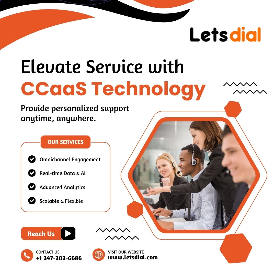 Lets_Dial's tweet image. Elevate customer service with CCaaS—real-time insights, omnichannel support, and AI for faster resolutions and better satisfaction.

For More Information:- letsdial.ai
Contact Us :
Email:- info@letsdial.com
WhatsApp:- : +1 917-779-0187

#TechInnovation #AIForSupport