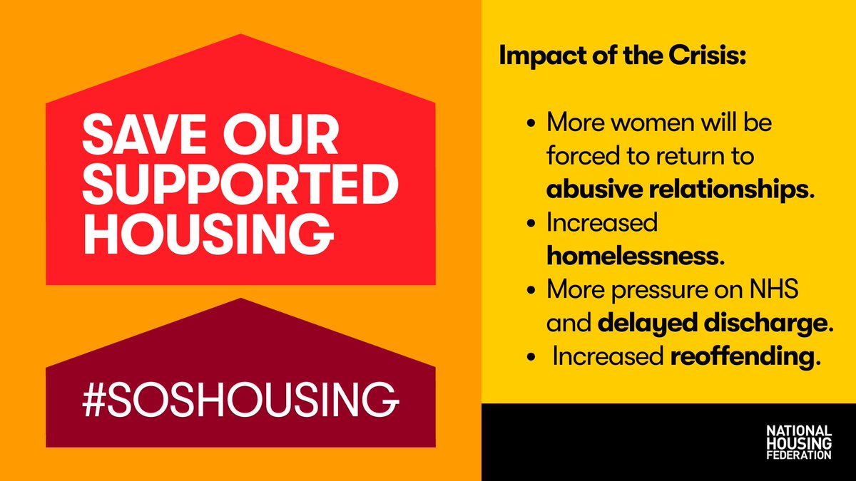 Supported housing is in crisis.

Demand for #SupportedHousing is rising. But due to years of cuts, many vital services have been left financially unviable and forced to close.

Govt must #SaveOurSupportedHousing &amp; boost funding in the #SpendingReview 

housing.org.uk/our-work/suppo…