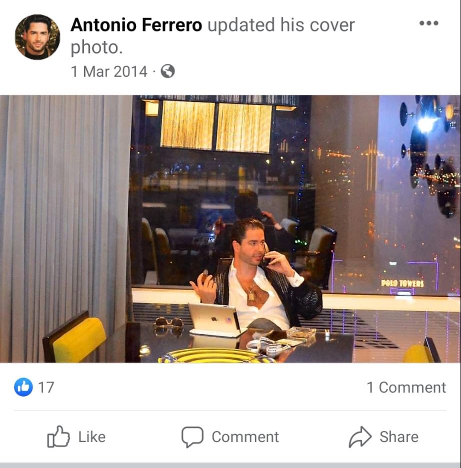 IbrahimRihan2's tweet photo. أول حساب لأمين سلام (Antonio Ferrero) لما كان جغل طلياني سنة 2014 وقبل ما يصير وزير.
#حياة_الجغل_صعبة https://t.co/BARERW35X3