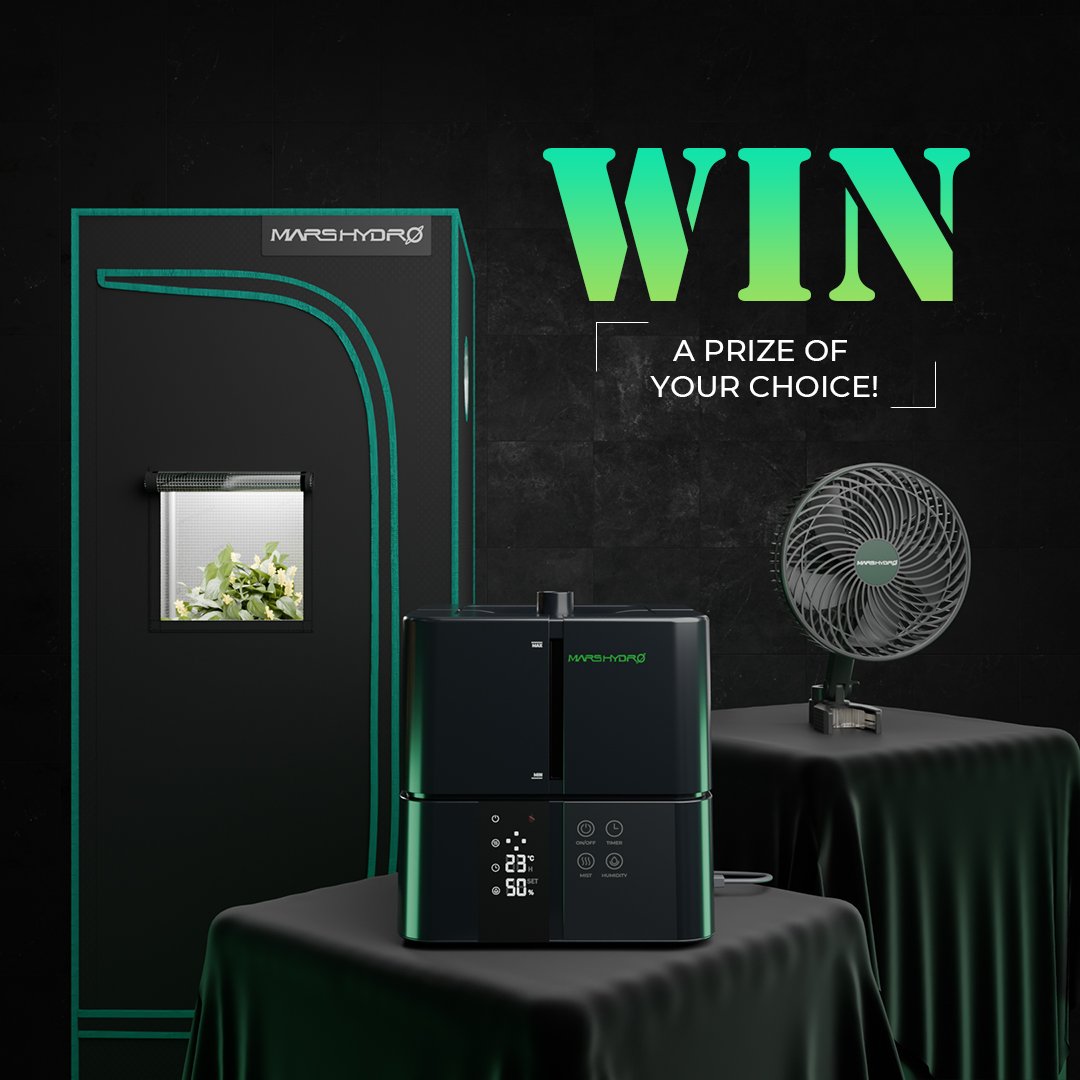 Marshydro lighting (@marshydrolight) on Twitter photo Win a Gift of Your Choice๐
To be entered:
1๏ธโฃFollow us <a href="/MarsHydroLight/">Marshydro lighting</a>
2๏ธโฃLike & RT
3๏ธโฃChoose the one you'd love to win the most & why!
A winner will be chosen at random and posted here on April 2nd.๐
View the prizesโก๏ธmars-hydro.com
Good luck everyone!
#marshydro Win a Gift of Your Choice๐
To be entered:
1๏ธโฃFollow us <a href="/MarsHydroLight/">Marshydro lighting</a>
2๏ธโฃLike & RT
3๏ธโฃChoose the one you'd love to win the most & why!
A winner will be chosen at random and posted here on April 2nd.๐
View the prizesโก๏ธmars-hydro.com
Good luck everyone!
#marshydro