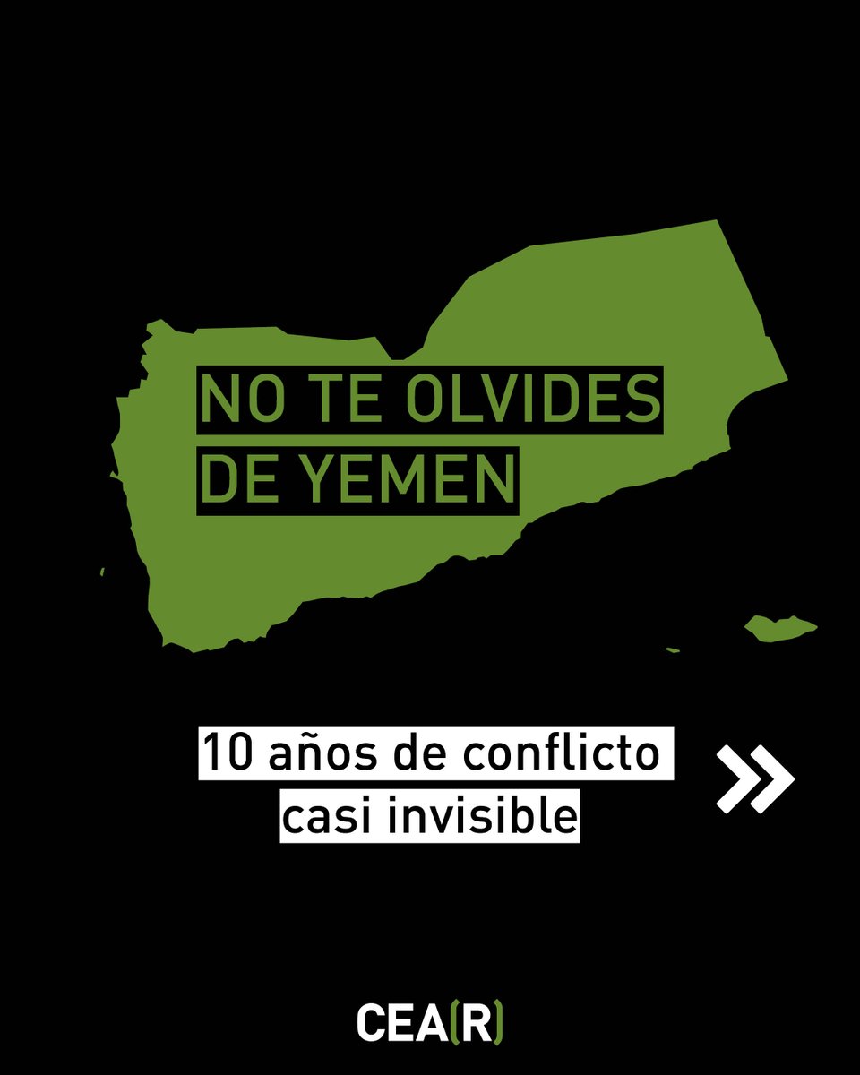 😯🇾🇪 Se cumplen diez años de la guerra de Yemen, un conflicto que aunque no acapare portadas y apenas sea noticia ha provocado una de las mayores emergencias humanitarias del mundo. 

🙏🏾 ¡No dejemos que sigan cayendo en el más absoluto olvido!

🧵👇🏾