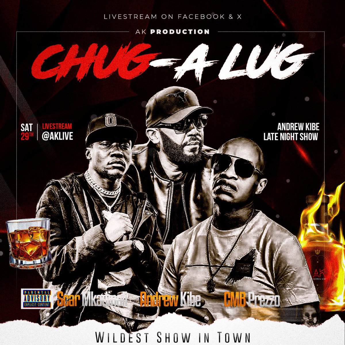 Andrew Kibe (@kibeandy) on Twitter photo Make sure to catch this show on Saturday night right here on X from 10pm. It’s time to live it up gaddamnit! <a href="/SCARMKADINALI0/">Scar Mkadinali 🇰🇪</a> <a href="/CMB_Prezzo/">CMB PREZZO</a> Make sure to catch this show on Saturday night right here on X from 10pm. It’s time to live it up gaddamnit! <a href="/SCARMKADINALI0/">Scar Mkadinali 🇰🇪</a> <a href="/CMB_Prezzo/">CMB PREZZO</a>