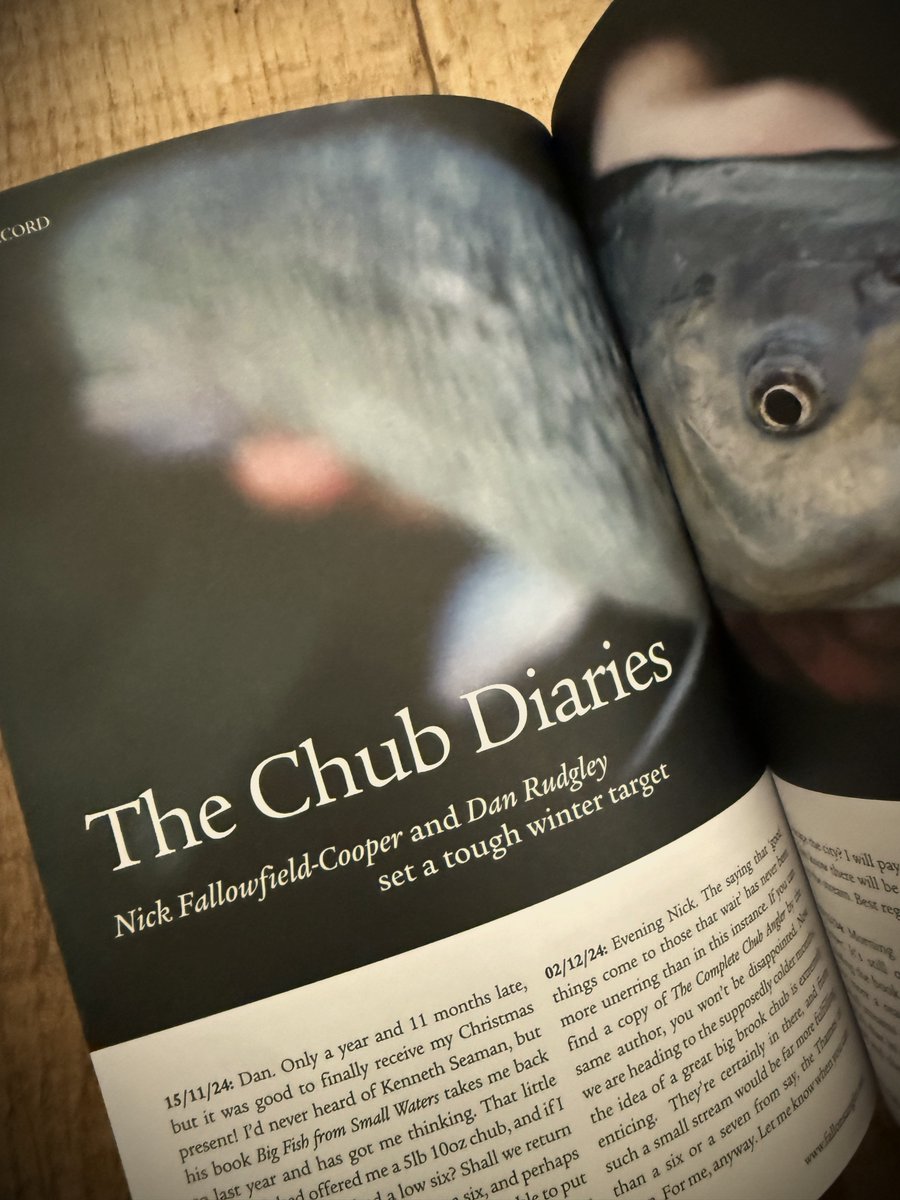 fallonsangler's tweet image. Dan Rudgley and Nick Fallowfield-Cooper spent the winter chasing a huge chub and share their diaries in Issue 37.

Do people feel happier to fish with a target in mind or do they prefer to fish for the sake of fishing?

Issue 37 - Purchase or Subscribe - fallonsangler.net/shop/