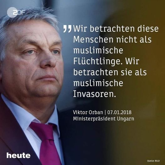 Orban hat Recht...Es sind Invasoren...