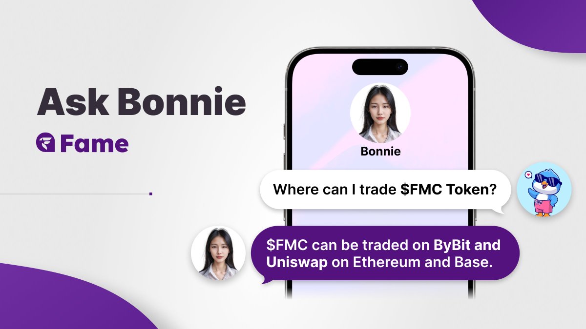 Try <a href="/FameBonnie/">Bonnie Jung 🇰🇷 | FAME AI✨</a>'s V1 on getfame.ai! 

Once Bonnie has officially launched, you will be able to ask her more questions about #FameAI 💬