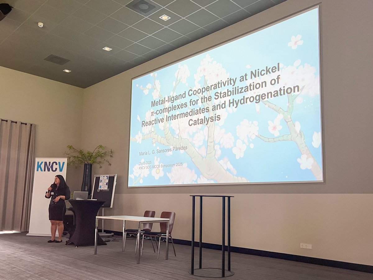 Marc-Etienne Moret | @memoret@mstdn.science (@me_moret) on Twitter photo Big congratulations to <a href="/MariaLSP14/">María L. G. Sansores Paredes</a> , who is the laureate of the KNCV-Backer prize 2024 !!!
She gave a great award lecture on nickel organometallic chemistry and catalysis at the meeting of the <a href="/soc_kncv/">Sectie Organische Chemie KNCV</a> in Lunteren.
More info: soc.kncv.nl/kncv-backer-pr… Big congratulations to <a href="/MariaLSP14/">María L. G. Sansores Paredes</a> , who is the laureate of the KNCV-Backer prize 2024 !!!
She gave a great award lecture on nickel organometallic chemistry and catalysis at the meeting of the <a href="/soc_kncv/">Sectie Organische Chemie KNCV</a> in Lunteren.
More info: soc.kncv.nl/kncv-backer-pr…