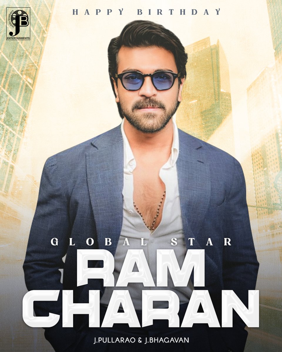 Wishing a fantastic birthday to our Global Star <a href="/AlwaysRamCharan/">Ram Charan</a>! ❤️

Here’s to a year filled with more hits, more glory, and more power! ✨

#HBDRamCharan #GlobalStar