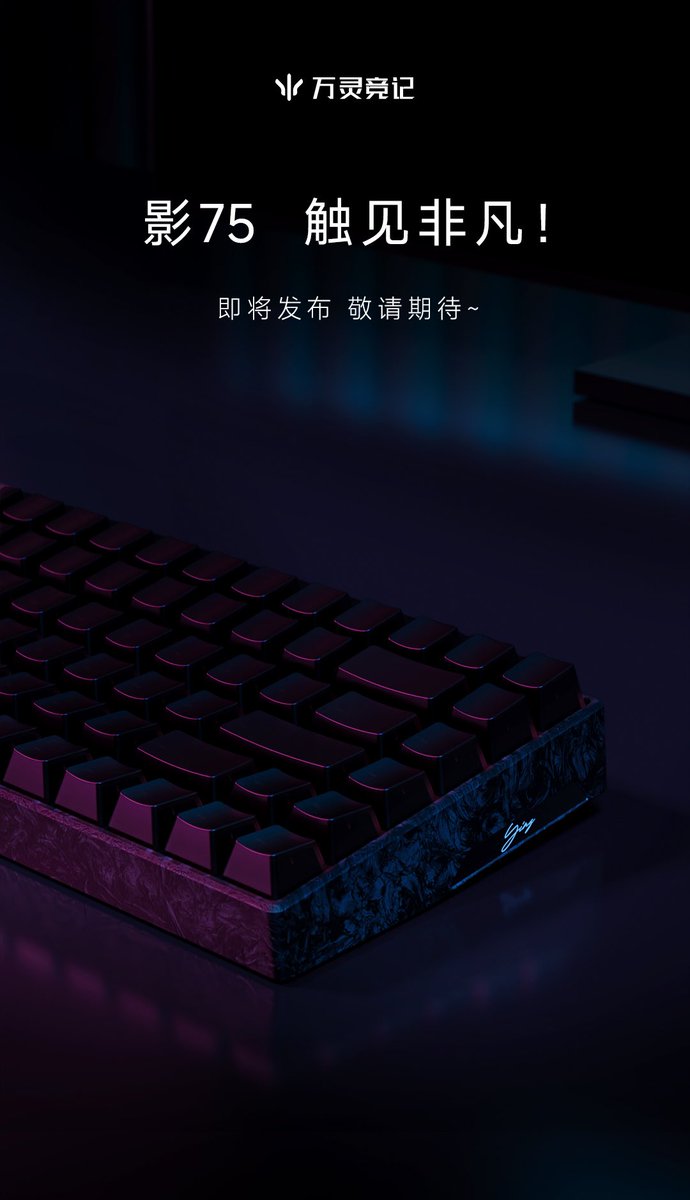 WLMOUSE 影75-ying75 Shadow Switch WLmouse Shadow 75 Forged Carbon